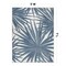 World Rug Gallery Tropical Leaves Nature Inspired Indoor/Outdoor Area Rug 5' x 7' Blue 4030BLUE5X7 - alternate 3